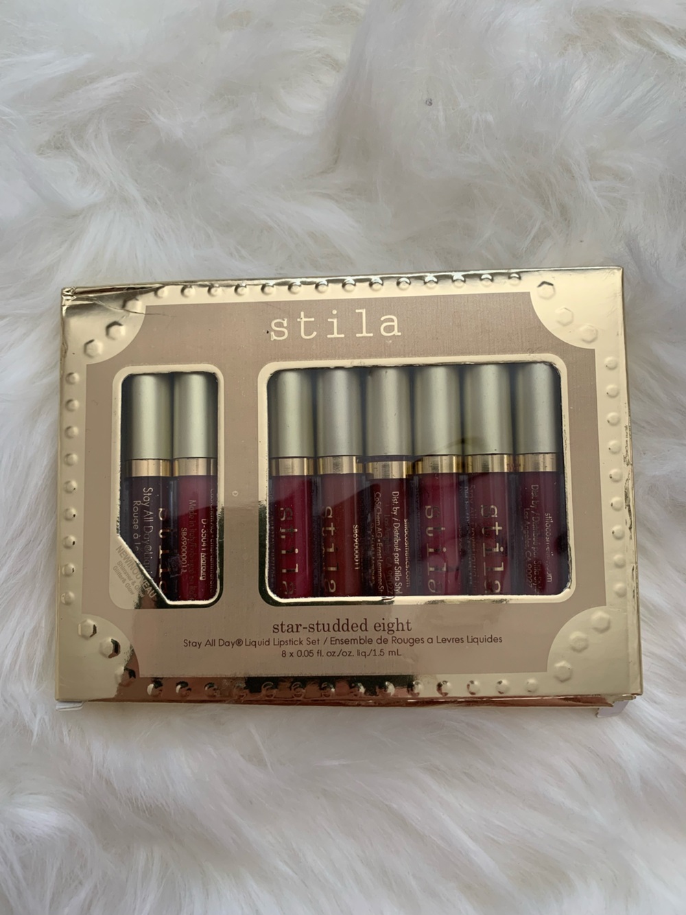 Stila Stay All Day Liquid Lipstick Mini Set – Deep Red & Berry Mix
